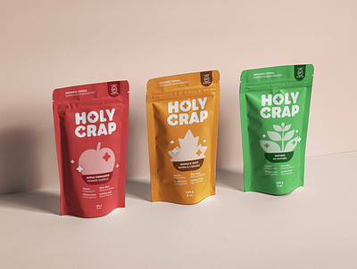 Holy Crap Cereal Packaging Design branding cereal graphic design illustration logo mockup packaging design