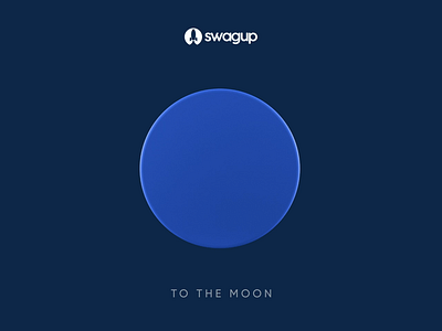 SwagUp - To the moon 3d animation 3d logo animation 3d rocket 3d rocket logo animation rocket animation swag for startup swag pack swagup rocket tothemoon