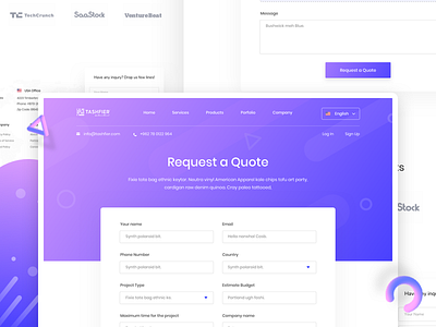 Quote request Form form form design form ui minimal form modern form quote quote design quote request request a quote