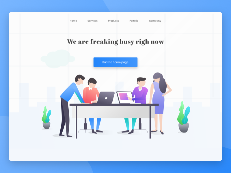 Busy server illustration by Shojol Islam on Dribbble