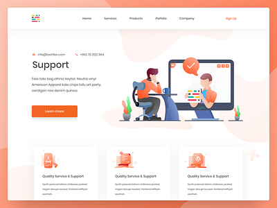 Support page illustration flat illustration header ui illustration illustration header landing page support illustration web illustration