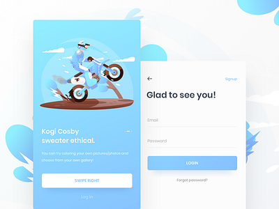 Onboarding exploration ios app iphone x login minimal ui onboarding illustration onboarding ui sign up