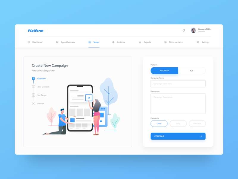 app promotional campaign creation ui by shojol islam on dribbble promotional campaign