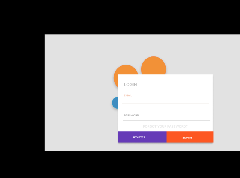 SIGNIN PAGE by Sarah on Dribbble