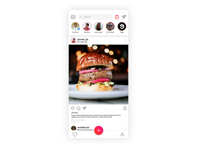 Instagram Concept UI app instagram invision ui ux