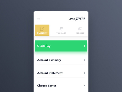 Banking App UI - Concept concept light sketch ui ux