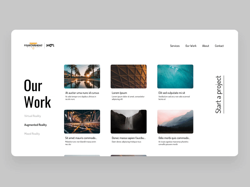 3D Card Effect sketch principle interaction animation 3d concept ux ui
