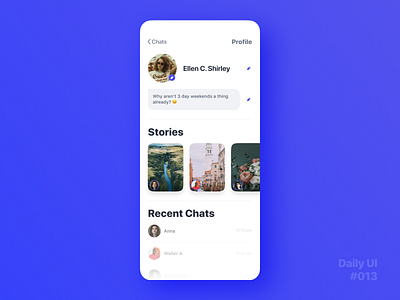 Daily UI Challenge #013 - Direct Messaging