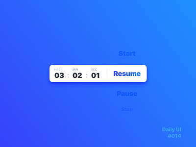 Daily UI Challenge #014 - Countdown Timer