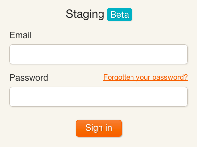 Beta Sign In Tweaked button form login signin
