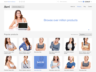 Storri e-commerce theme