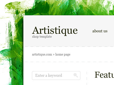 Artistique Shop Template