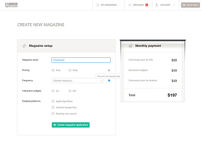Create new magazine admin dashboard flat web web design webdesign