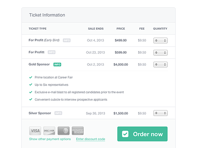 Ticket information button dashboard flat order table web web design webdesign
