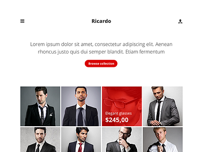 Minimal e-commerce theme e commerce ecommerce minimal shop store web web design webdesign website