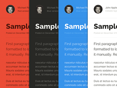 Debut theme - release clean minimalistic theme tumblr tumblr theme typography web web design webdesign