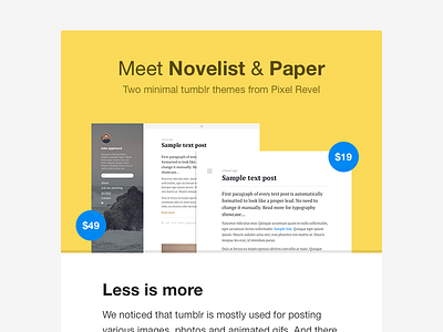 Newsletter email flat mail minimal newsletter theme tumblr web web design webdesign website