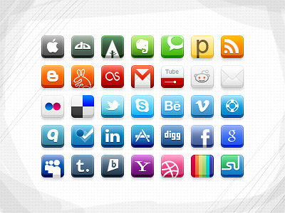 32px social media icons icons social media icon set icon