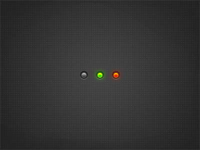 Shiny on / off indicators green interface lights psd red ui