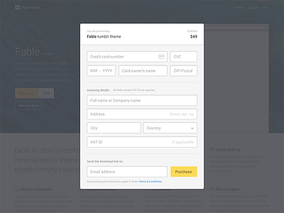 Payment form button form modal payment web web design webdesign website