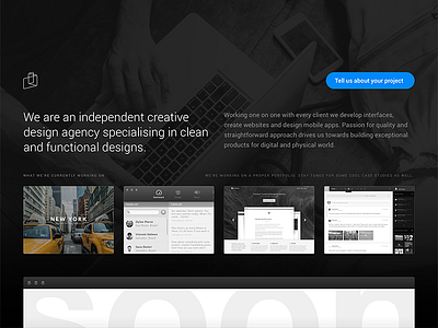 High on Pixels preview cta landing landing page minimal portfolio simple web web design webdesign website