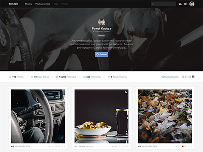 User profile app button design photo profile user web web design webdesign website