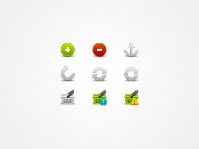 Simple 32px icons