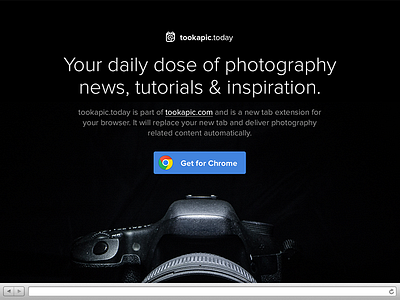 tookapic.today landing page