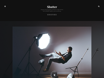 Shutter tumblr theme clean minimal portfolio template theme tumblr tumblr theme web web design webdesign website