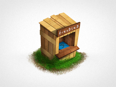 Freebies Booth icon freebies icon photoshop psd wood