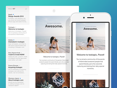 Download Email Mockup Designs Themes Templates And Downloadable Graphic Elements On Dribbble