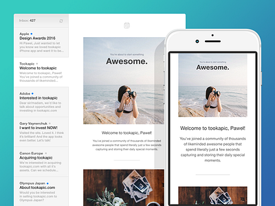 Email Mockup Designs Themes Templates And Downloadable Graphic Elements On Dribbble