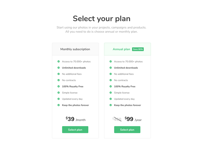 Tookapic pricing