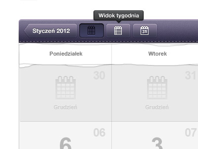 Calendar app app calendar glyph tooltip web