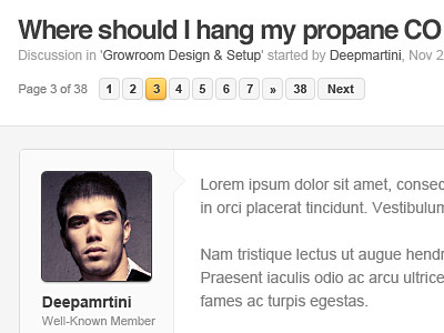 Forum theme avatar board discussion forum light minimalistic pagination template theme web web design wedesign