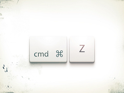 cmd+z apple button grunge keyboard mac paint shadow