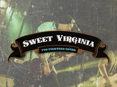 Logo Design - Sweet Virginia (Foo Fighters Cover Band) band branding graphic design logo