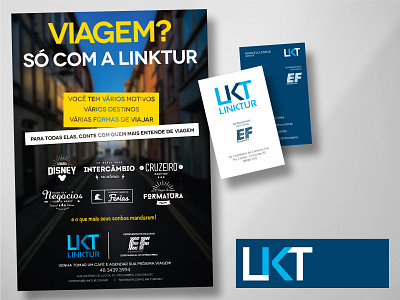 Branding - LKT/Linktur branding business card graphic design logo stationery travel