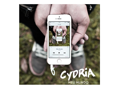 Song Cover Art - Meu Mundo (Cydria) album cd cover graphic design music single song