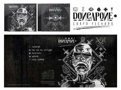 CD Packaging Design - Don Capone album band branding cd ep graphic design music