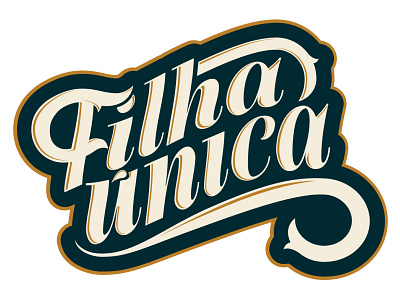 Logo remodel - Filha Única Beer beer branding design graphic design illustration logo