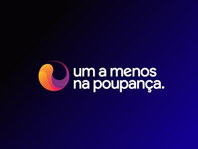 Logo Design - Um A Menos Na Poupança branding design finance graphic design logo