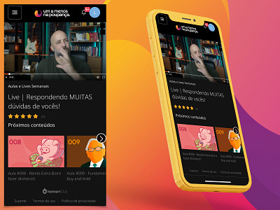 Mobile Site (student area) - Um A Menos Na Poupança