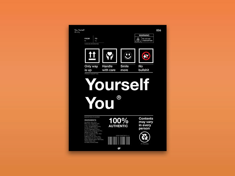 006_You by Nathan Shaiyen on Dribbble