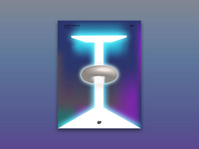 011_Shining Through design gradient light nathan shaiyen poster posteraday