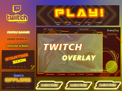 twitch gaming kit app branding design flat graphic design icon illustration logo logo design minimal typography ui ux vector web website