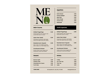 CAFE MENU