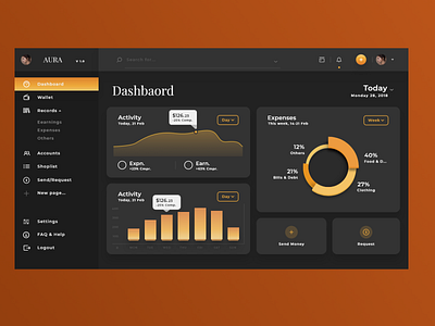 DASHBOARD DESIGN app branding design graphic design illustration logo typography ui ux vector