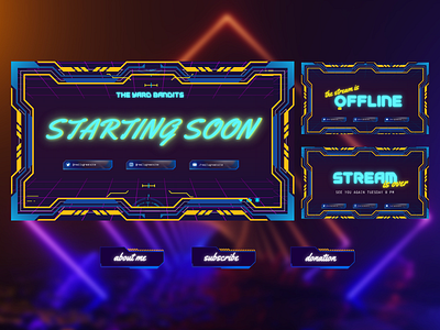 TWITCH KIT 3d animation app branding design graphic design illustration logo motion graphics typography ui ux vector