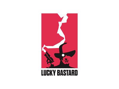 lucky bastard design illustration logo vector